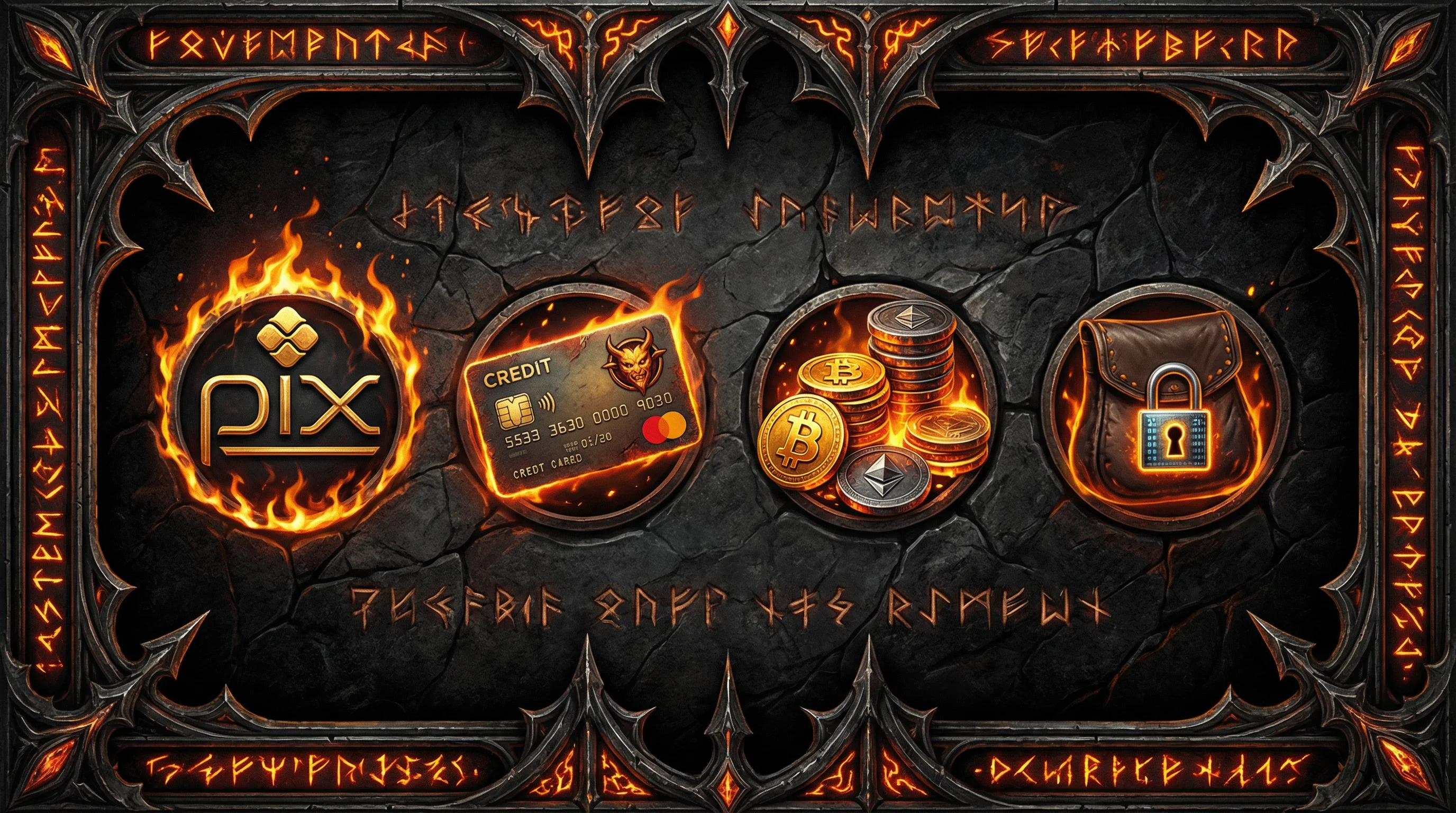 Métodos de pagamento do luvabet incluindo PIX, cartões e criptomoedas